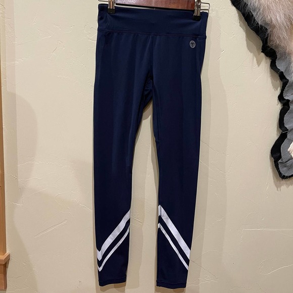 Tory Sport Women's High-Rise Weightless Chevron Leggings - Picture 3 of 9